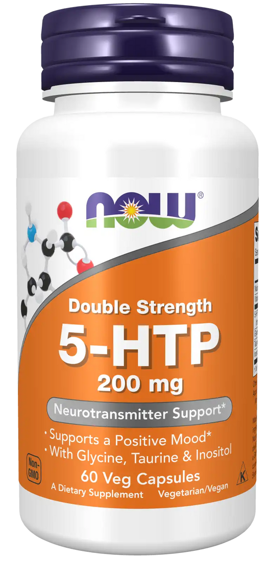 5-HTP, Double Strength 200 mg Veg Capsules