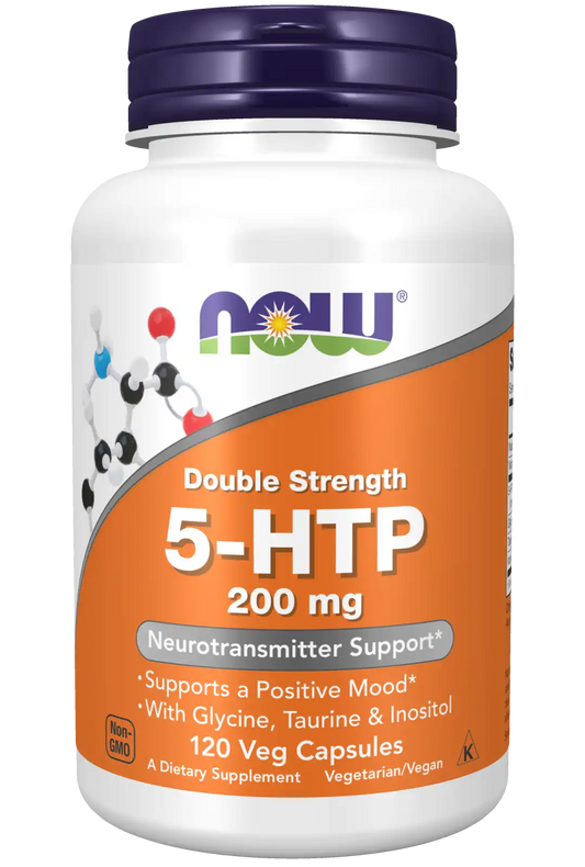 5-HTP, Double Strength 200 mg Veg Capsules