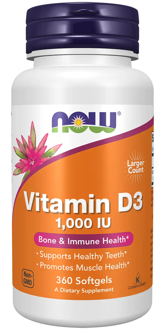 Vitamin D3 1000 IU Softgels