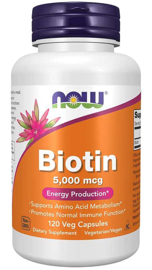 Biotin 5,000 mcg Veg Capsules