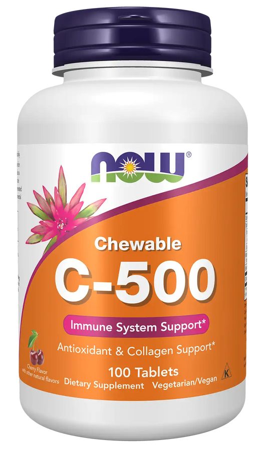 Vitamin C-500 Cherry Chewable Tablets