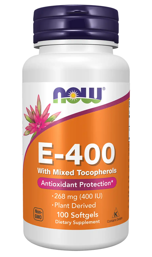 Vitamin E-400 With Mixed Tocopherols Softgels