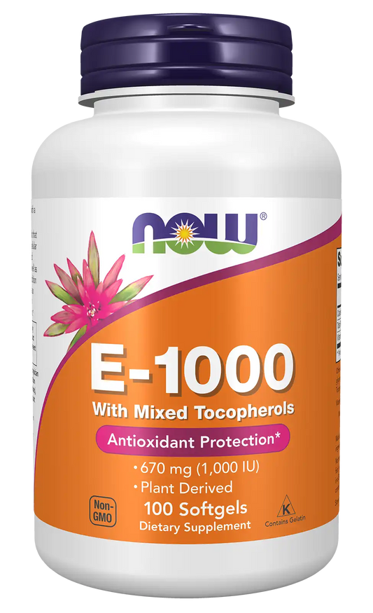 Vitamin E-1000 With Mixed Tocopherols Softgels