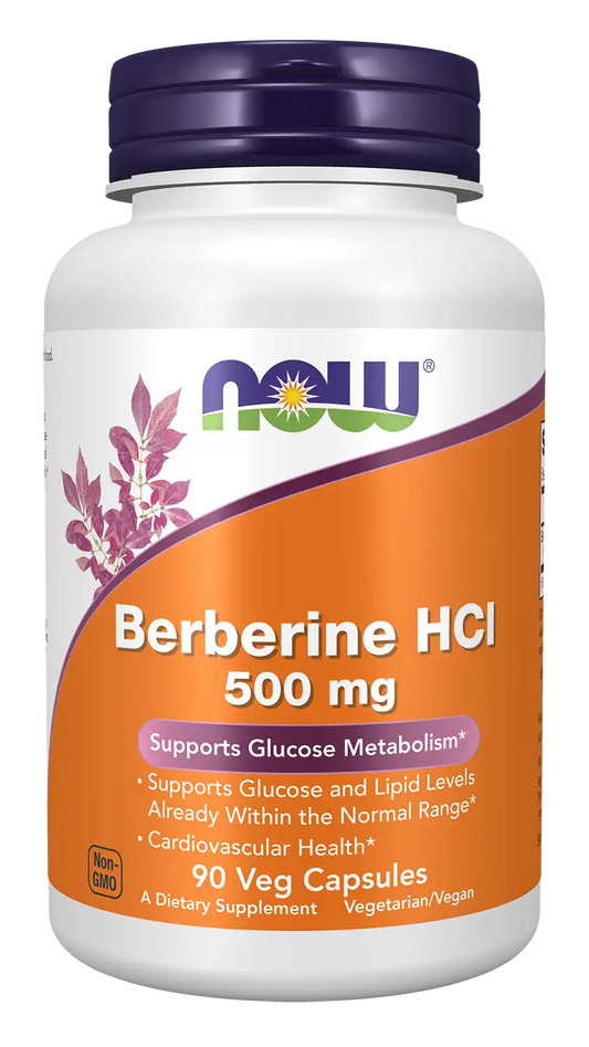 Berberine HCl 500 mg Veg Capsules