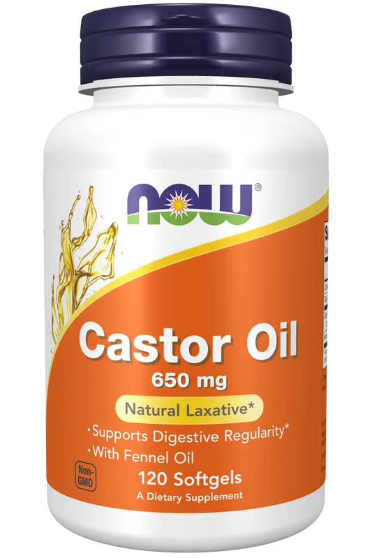 Castor Oil 650 mg Softgels