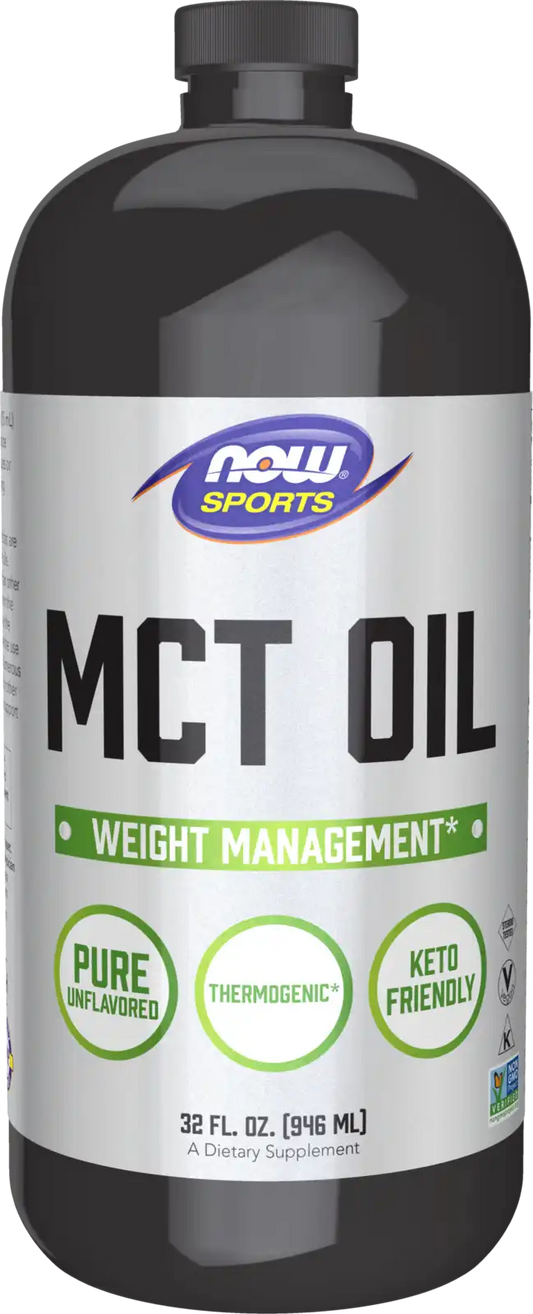 MCT Oil Liquid in Plastic Bottle