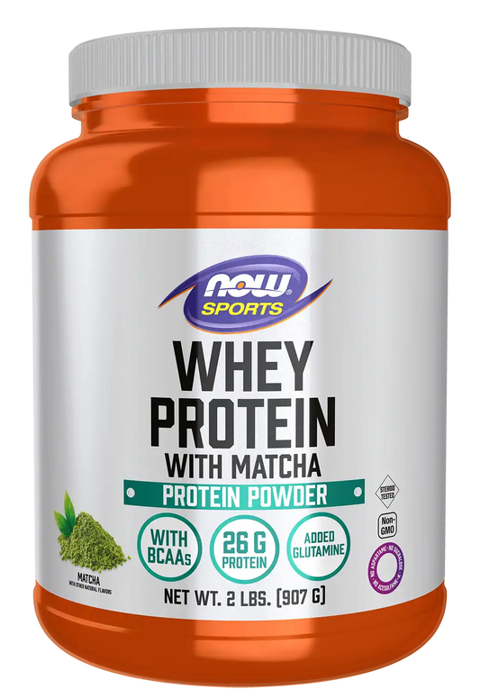 Whey Protein with Matcha Powder