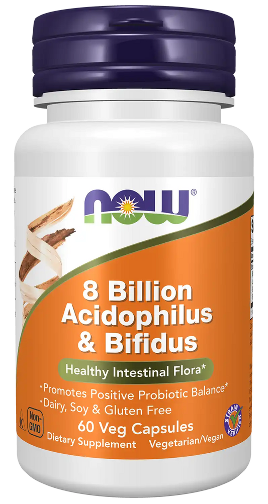 8 Billion Acidophilus & Bifidus Veg Capsules
