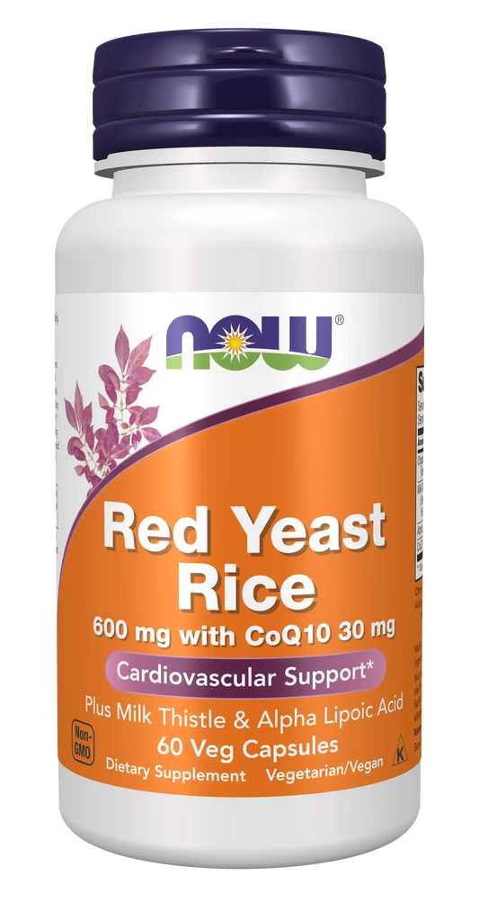 Red Yeast Rice 600 mg with CoQ10 30 mg Veg Capsules