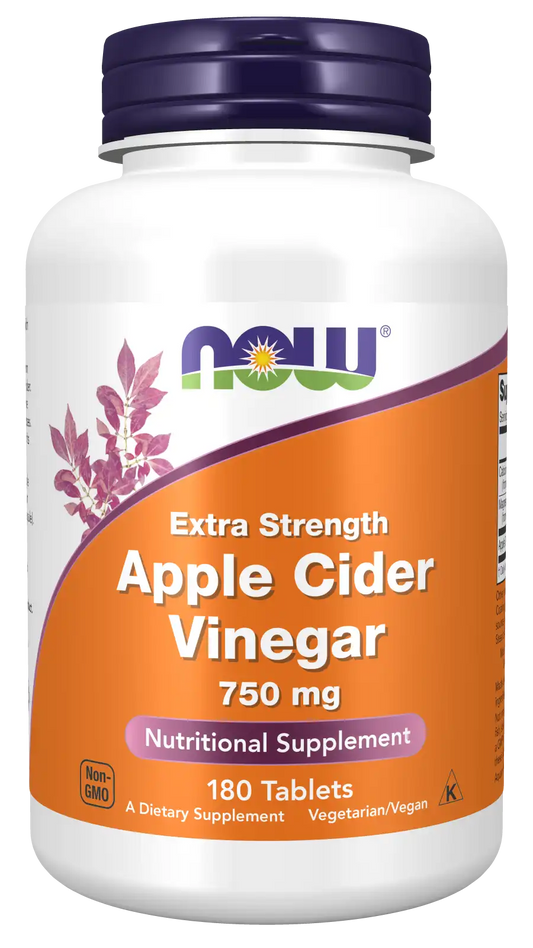 Apple Cider Vinegar, Extra Strength 750 mg Tablets