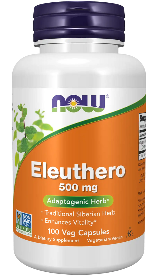 Eleuthero 500 mg Veg Capsules