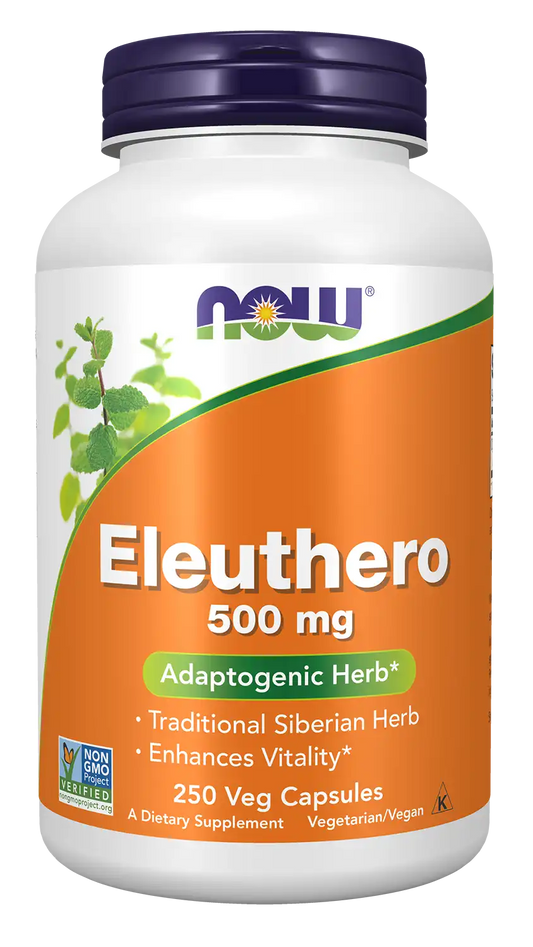 Eleuthero 500 mg Veg Capsules