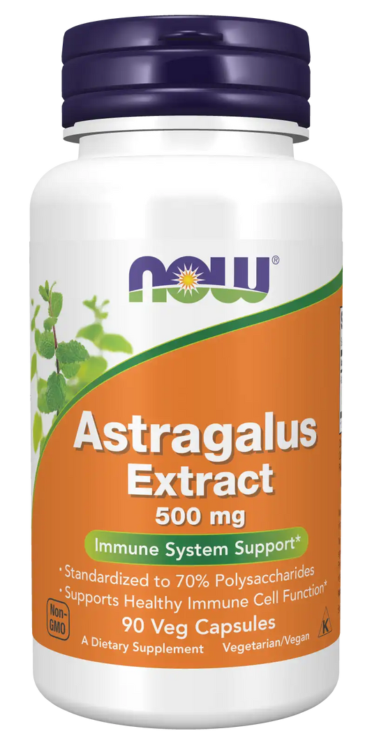 Astragalus Extract 500 mg Veg Capsules