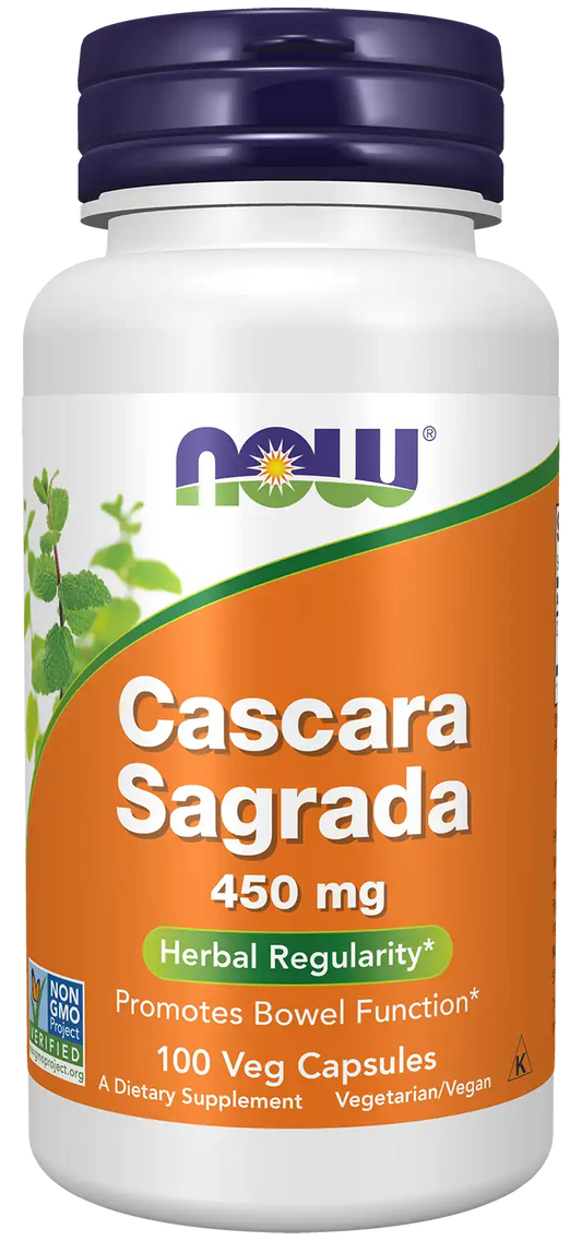 Cascara Sagrada 450 mg Veg Capsules