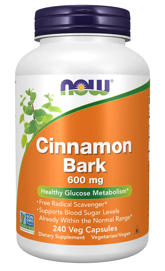 Cinnamon Bark 600 mg Veg Capsules