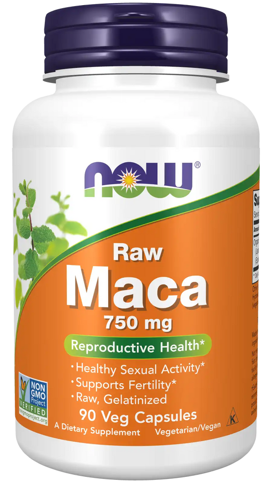 Maca 750 mg Raw Veg Capsules
