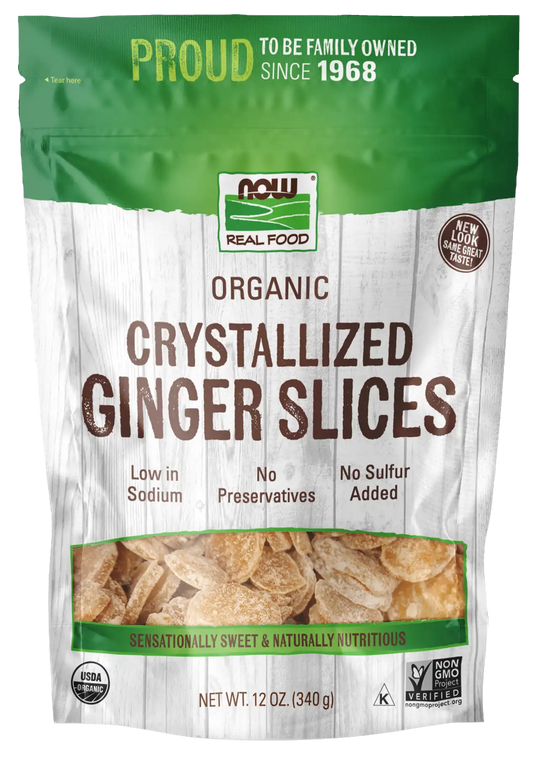 Ginger Slices, Crystallized & Organic