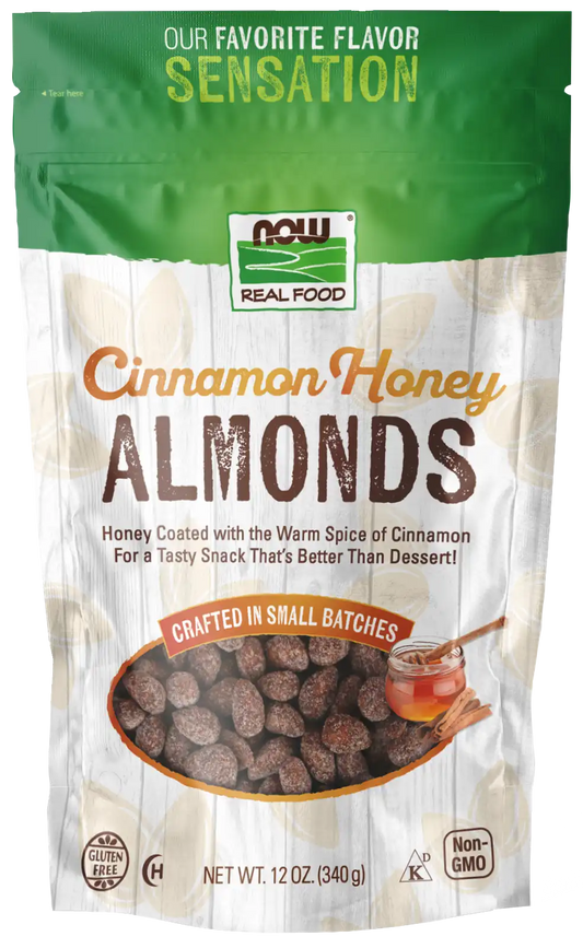 Almonds, Cinnamon Honey