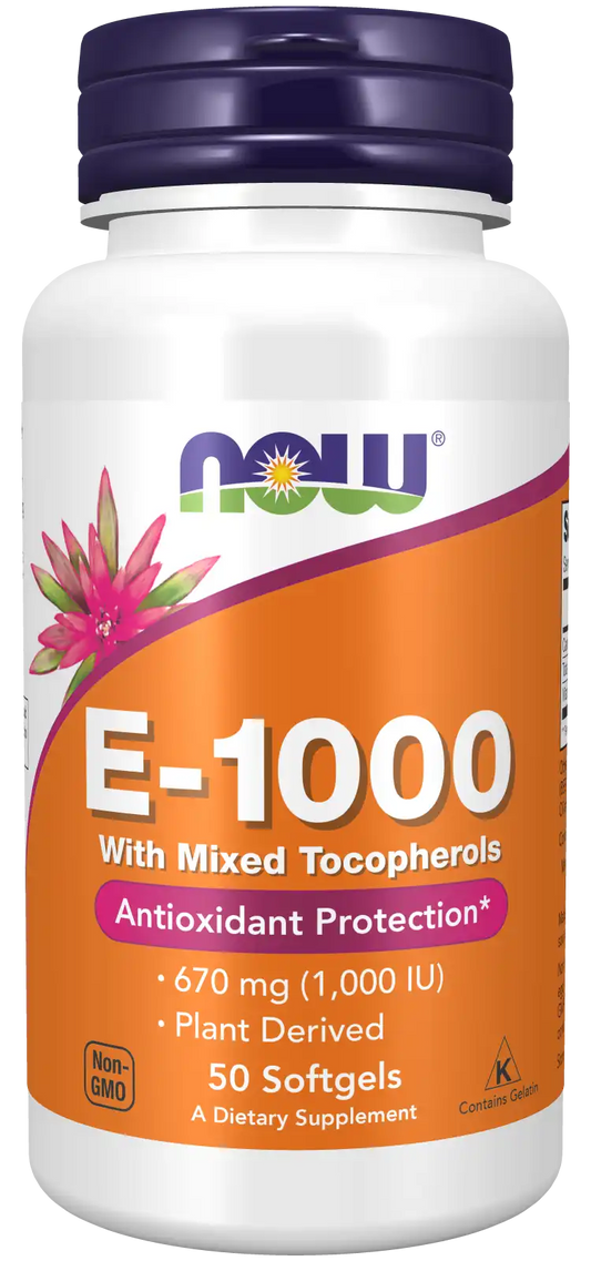 Vitamin E-1000 With Mixed Tocopherols Softgels